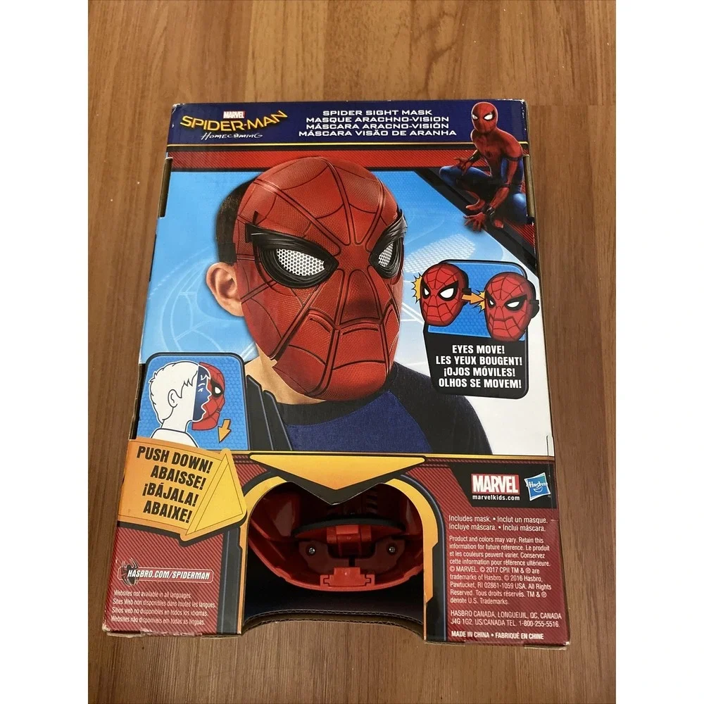 Hasbro Spiderman Homecoming Spider Sight Mask, Moving eyes